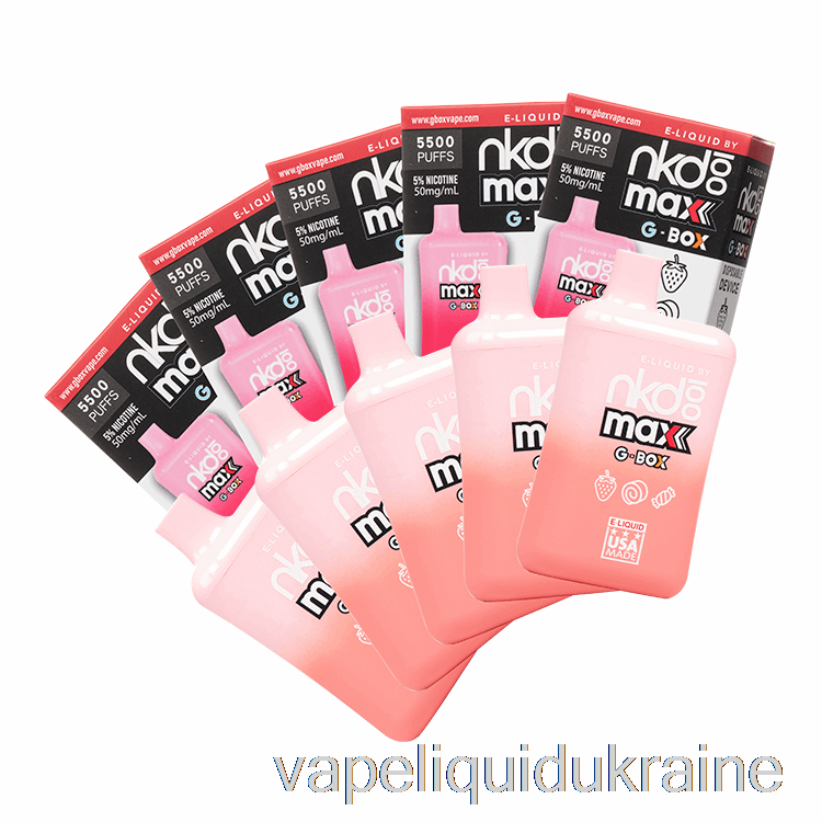 Vape Liquid Ukraine [10-Pack] GBOX x Naked 100 5500 Disposable